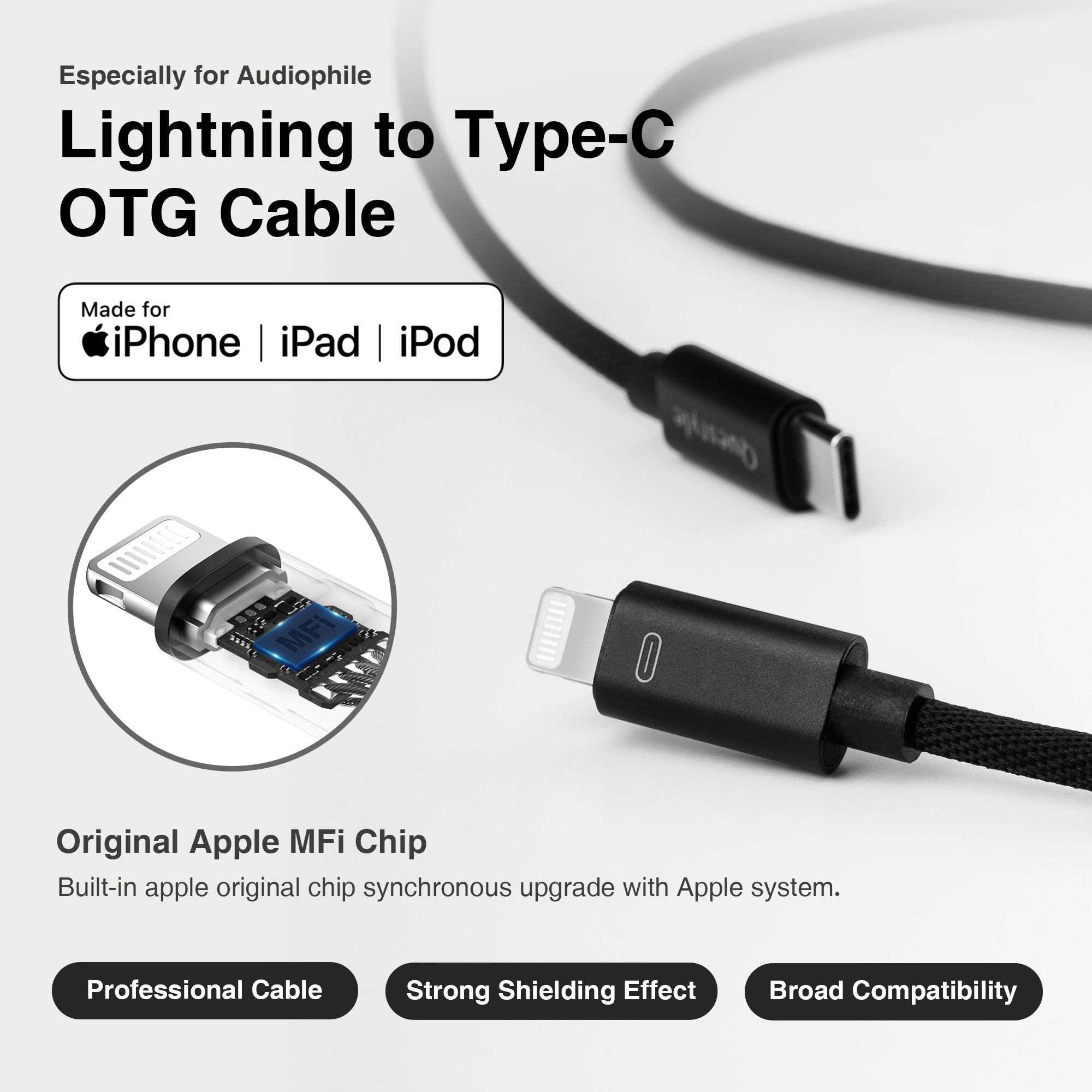 LTC03 Lossless Transfer Audio OTG Adapter Cable