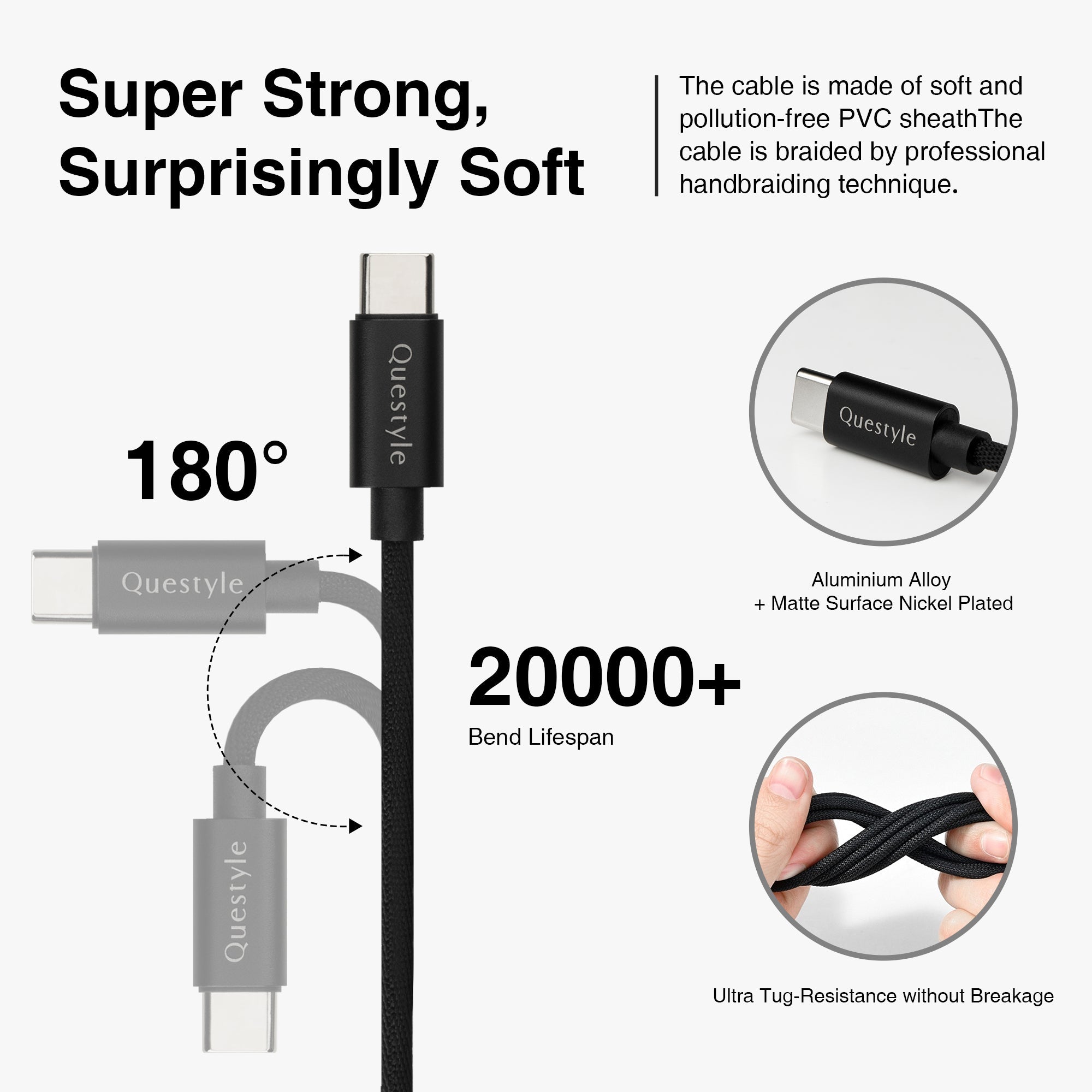 Type-C to Type-C  Lossless Transfer Audio OTG Adapter Cable