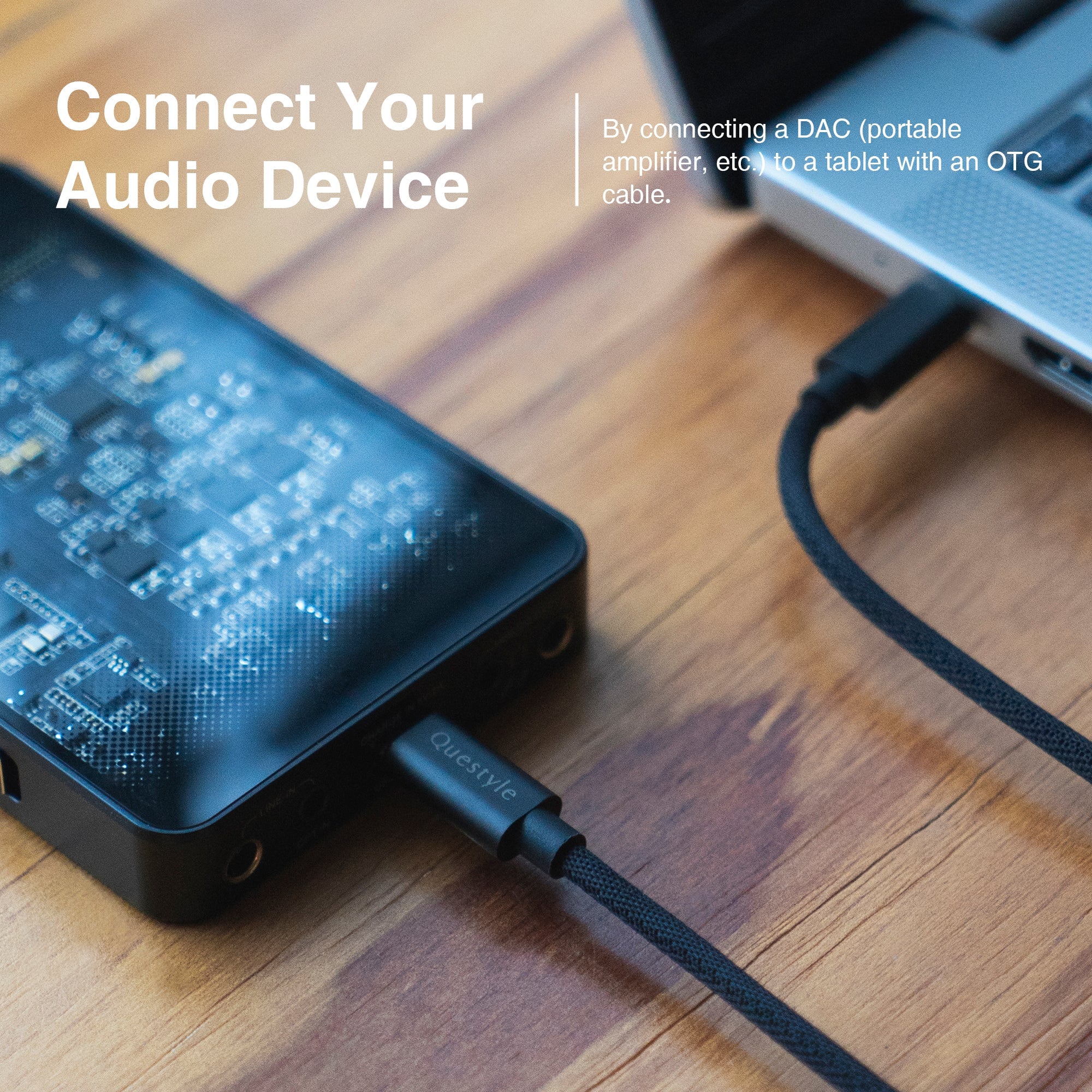 Type-C to Type-C  Lossless Transfer Audio OTG Adapter Cable